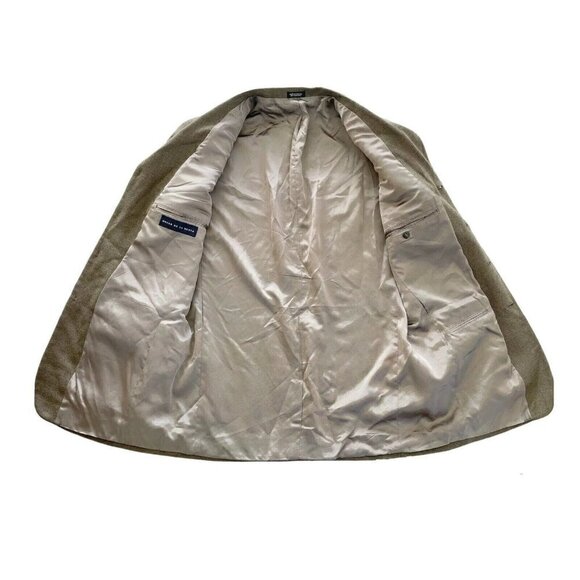 Oscar De La Renta Men's SZ 40R Lambswool Cashmere Sport Coat Blazer Jacket - Picture 8 of 8